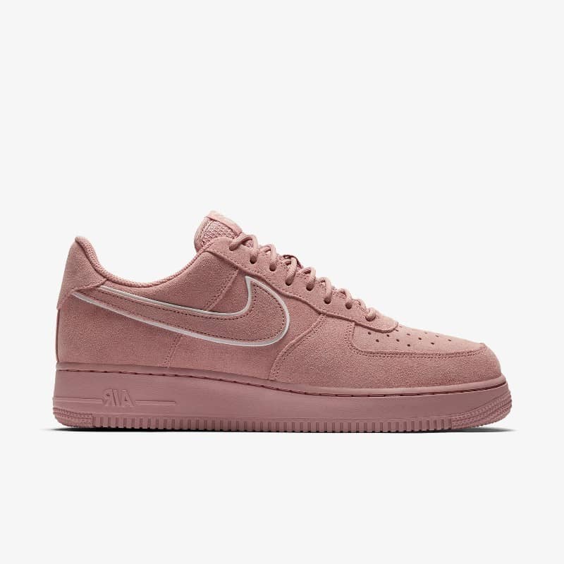 Nike air force wildleder 2025 rosa